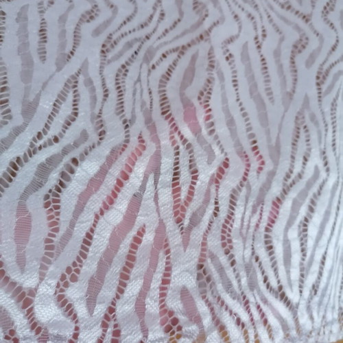 Noo Cropped Top Zebra Ivory Size M Like New