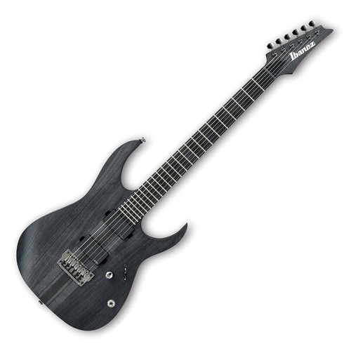 Ibanez Iron Label RGIT20FE electric guitar used with Dimarzio cliplock strap