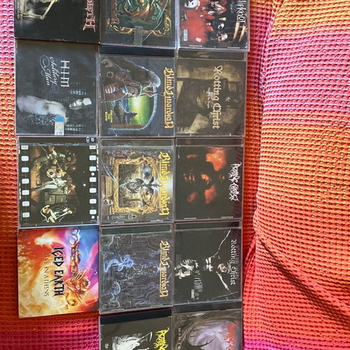 Metal CDs used from metal bands