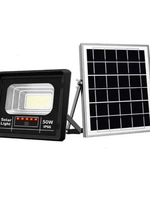 Waterproof solar LED floodlight 50W with remote control