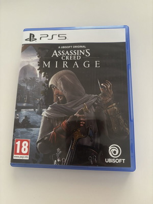 Assassins Creed Mirage PS5 game like new with preorder bonus code