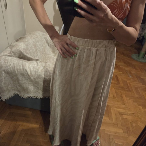 Badila skirt new, size S, white and beige