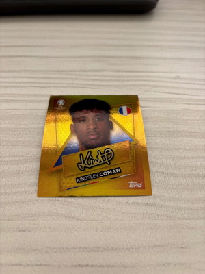 Συλλεκτικό αυτοκόλλητο Topps euro 2024 FRA sp signed υπογεγραμμένο