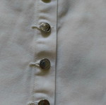 White denim skirt size S used with slight back mark