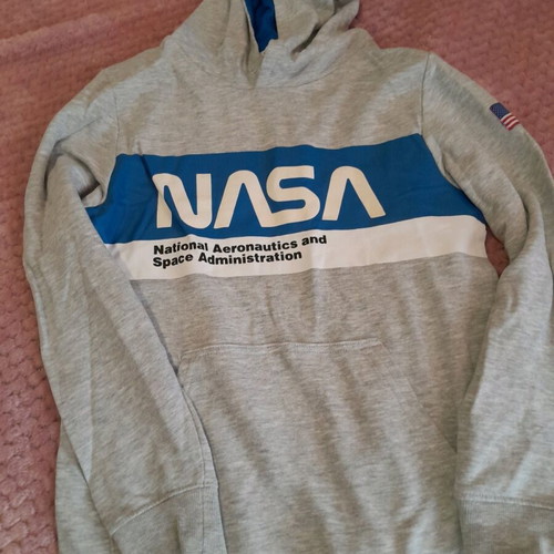 Boys' sweatshirt 8-10 years H&M like new, gray and blue