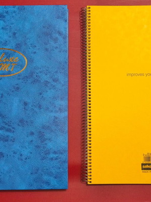 Set of notebooks, notepads and agendas new
