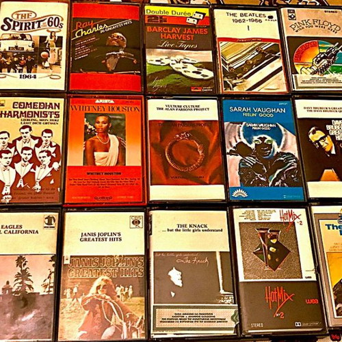 Cassette tapes used, pack of 500 in 29 cases-drawers