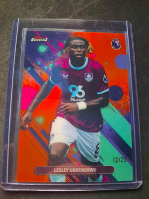 Κάρτα Lesley Ugochukwu 2025-26 Topps Finest Premier League Common Orange σαν καινούργιο