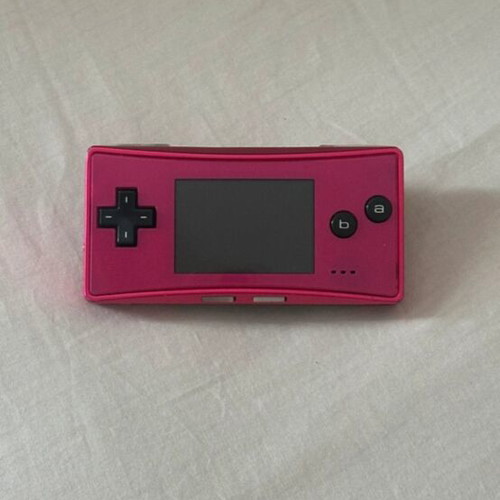 Game Boy Micro pink/fuchsia handheld console