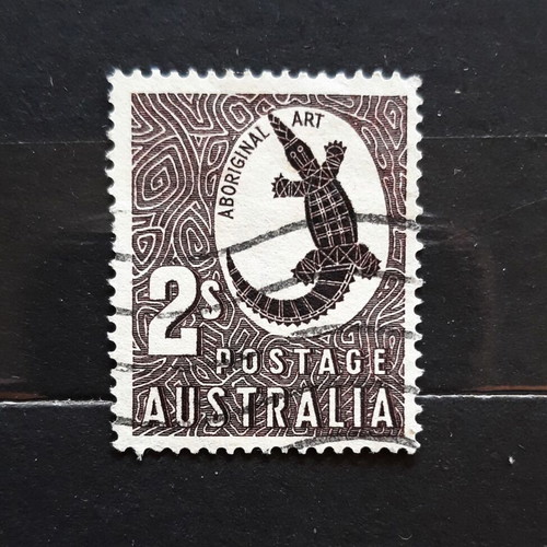 Australia 1948 Saltwater Crocodile stamp like new