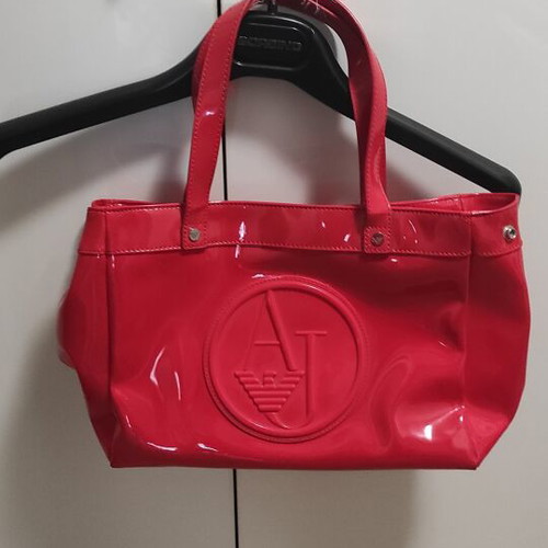 Armani Jeans handbag like new, red