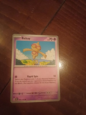 Pokemon card Baltoy new