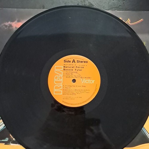 Bonnie Tyler Natural Force vinyl record