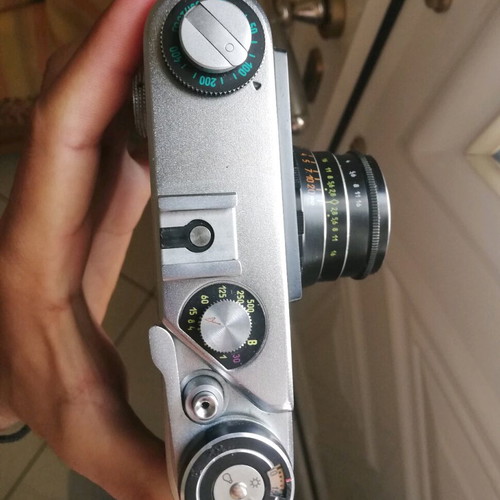 FED 5B film camera with Industar-61 L/D 55mm f/2.8 lens like new