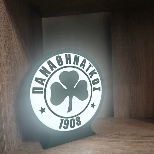 Panathinaikos 3D Printed Lamp like new