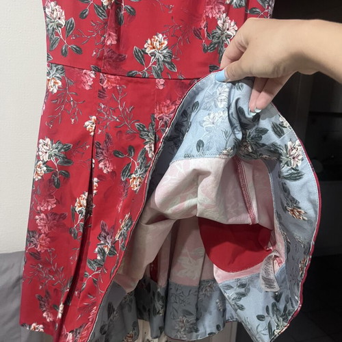 Cotton summer dress French Connection like new, pleated mini