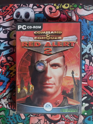 Command and Conquer Red Alert 2 PC παιχνίδι μεταχειρισμένο, 1 CD