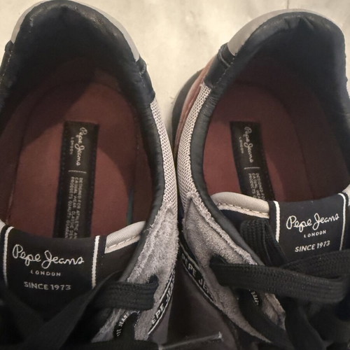 Pepe Jeans sneakers size 45 like new, black and grey