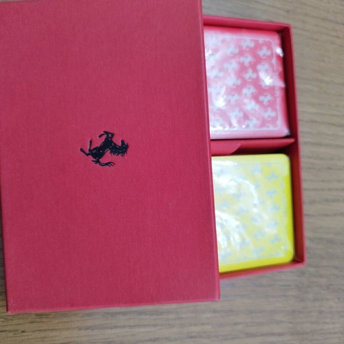 Ferrari playing cards new, genuine from Italy