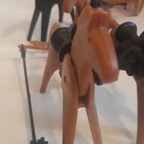 Playmobil vintage 90's carriage with four horses used