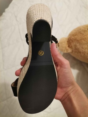 Black heels like new, size 36