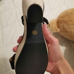 Black heels like new, size 36