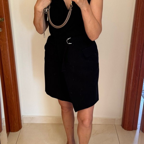 Intimissimi black short wrap dress like new, size S