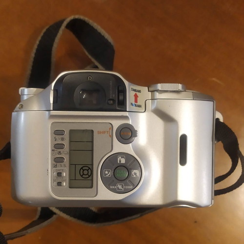 Olympus IS-5 Deluxe analog camera used, vintage model with case