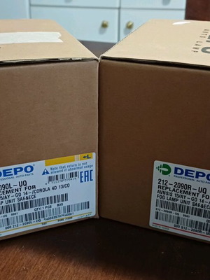 Toyota Aygo DEPO fog lights new with covers