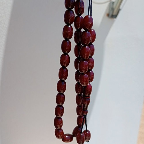 Fatouran modern komboloi worry beads, brown