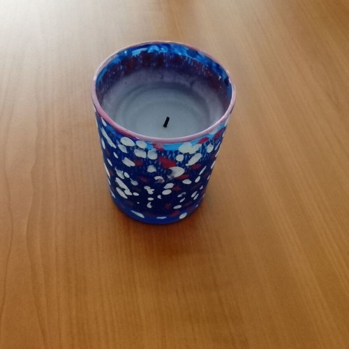 Decorative candle like new, handmade decoration