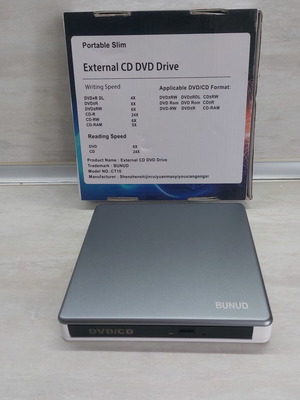 BUNUD CT10 External CD/DVD Drive 5-in-1 USB 3.0 & Type-C Hub