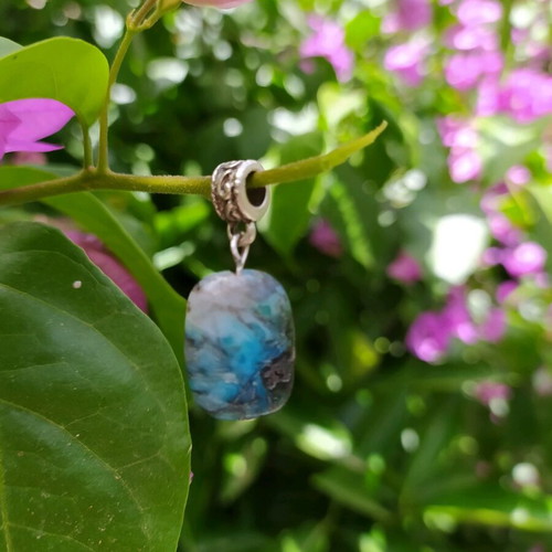 Pendant with semi-precious stone made to order