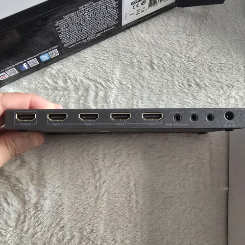Marmitek 621 UHD 2.0 HDMI switch 4K 4 in 1 out