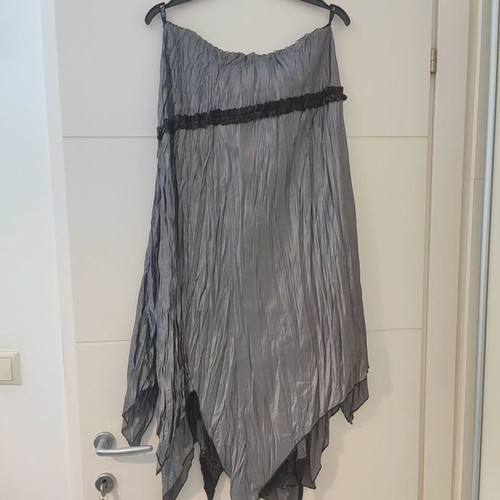 Louis Monk Asymmetric Taffeta Skirt Large New with Tag