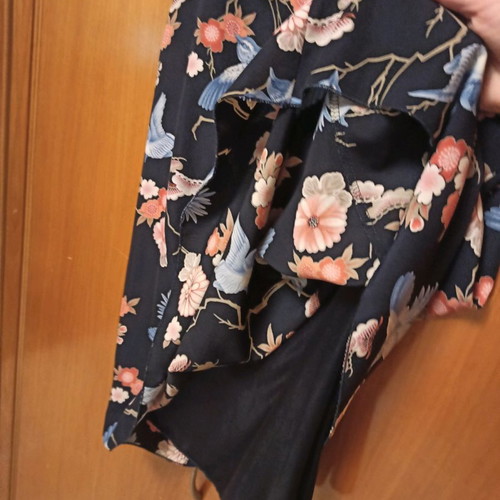 Mini dress used, size M, multicolored
