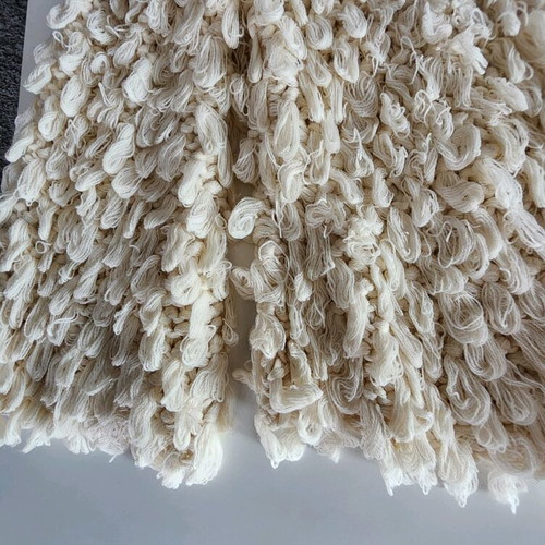 Knitted fluffy cardigan new in ecru color