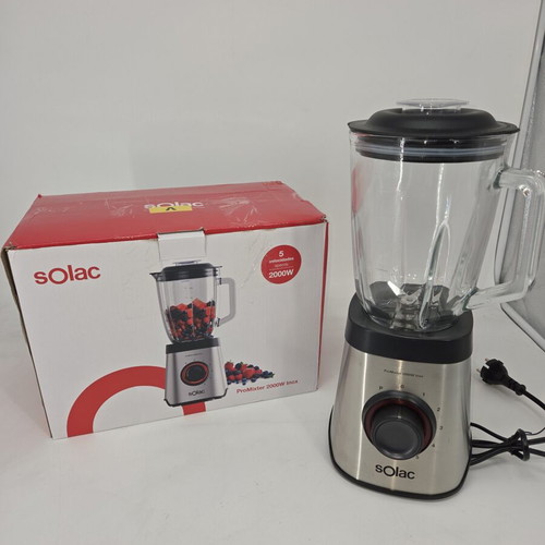 Solac Pro Mixter Blender 2000W new with 5 speeds and glass jug