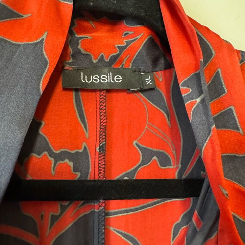 Silk dress Lussile red like new