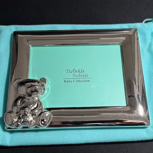 Twinkle Twinkle silver-plated frame like new, ideal for newborn