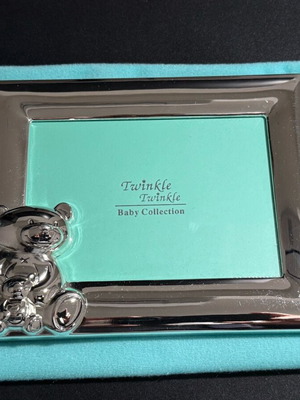 Twinkle Twinkle silver-plated frame like new, ideal for newborn