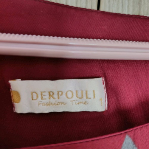 Women's dress new, brown and red, size S