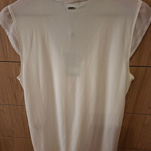 DKNY Ivoire Color Wrap Top New
