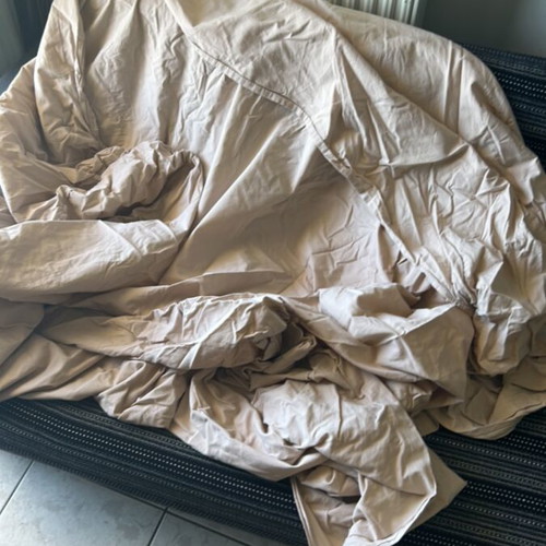 Nef Nef fitted sheet beige like new 2x1.80 m
