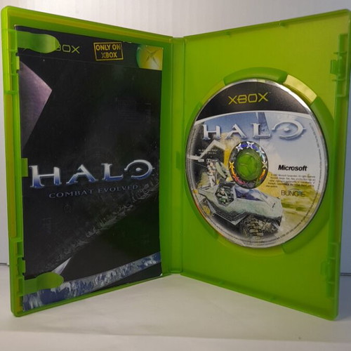 Halo Combat Evolved Xbox game, English version, complete with manual