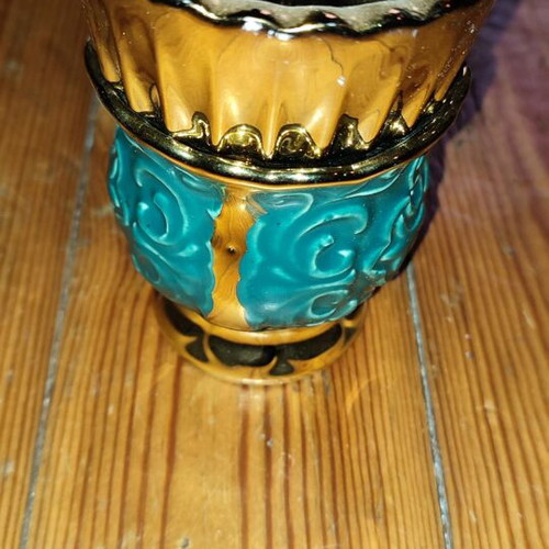 Vintage green kandili new, 11 cm height