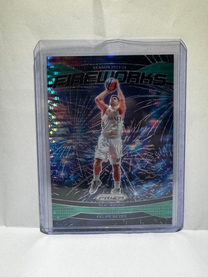2024-25 Panini Prizm Euroleague Felipe Reyes #19 Green Pulsar card new