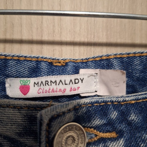 Marmalady high-waisted distressed denim shorts size S like new