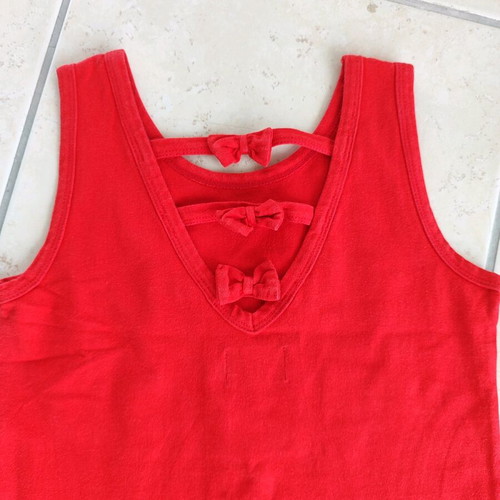 Red dress for girls size 8 Tricoteen like new