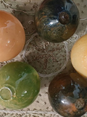 Φυσητά γυαλιά φωτιστικού χειροποίητα σαν καινούργια t.murano